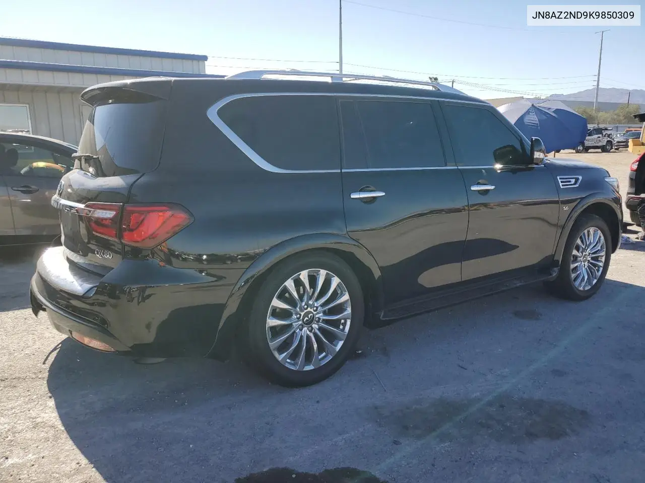 2019 Infiniti Qx80 Luxe VIN: JN8AZ2ND9K9850309 Lot: 58381565