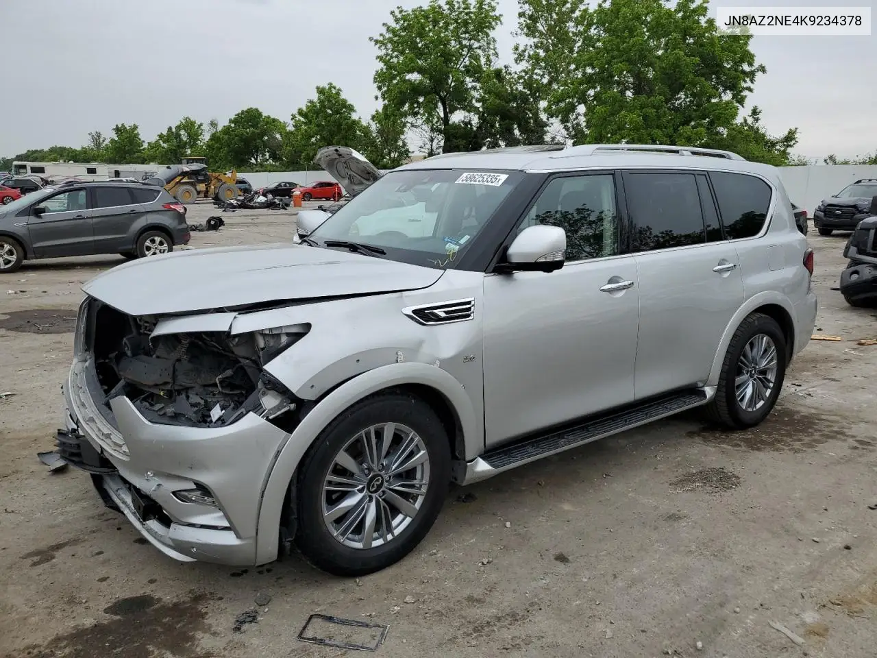 2019 Infiniti Qx80 Luxe VIN: JN8AZ2NE4K9234378 Lot: 58625335
