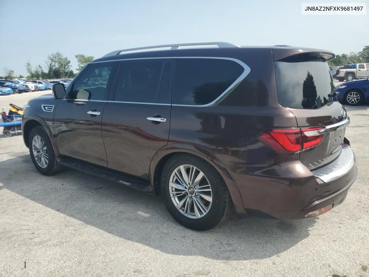 2019 Infiniti Qx80 Luxe VIN: JN8AZ2NFXK9681497 Lot: 58709185