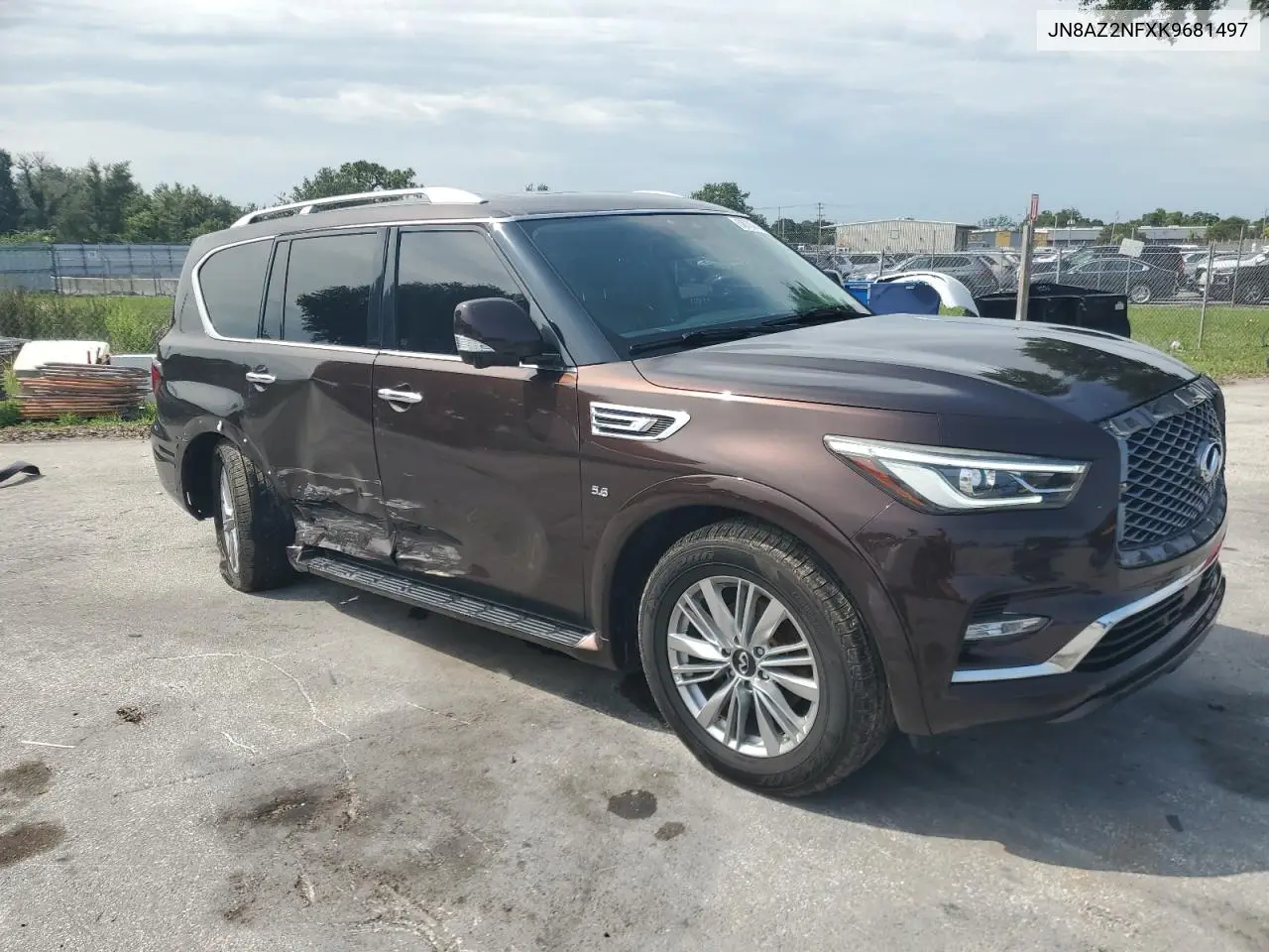 2019 Infiniti Qx80 Luxe VIN: JN8AZ2NFXK9681497 Lot: 58709185