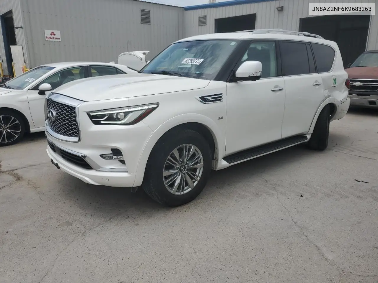 2019 Infiniti Qx80 Luxe VIN: JN8AZ2NF6K9683263 Lot: 60253725