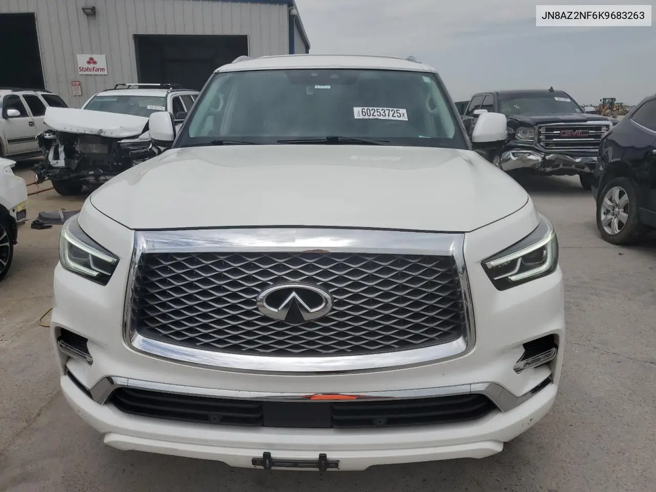 2019 Infiniti Qx80 Luxe VIN: JN8AZ2NF6K9683263 Lot: 60253725