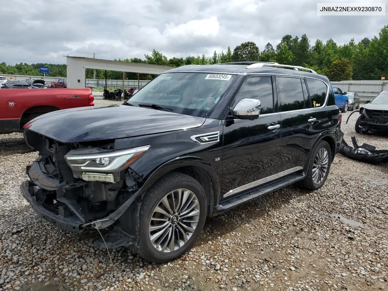 2019 Infiniti Qx80 Luxe VIN: JN8AZ2NEXK9230870 Lot: 60653245