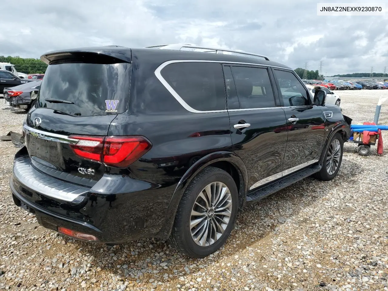 2019 Infiniti Qx80 Luxe VIN: JN8AZ2NEXK9230870 Lot: 60653245
