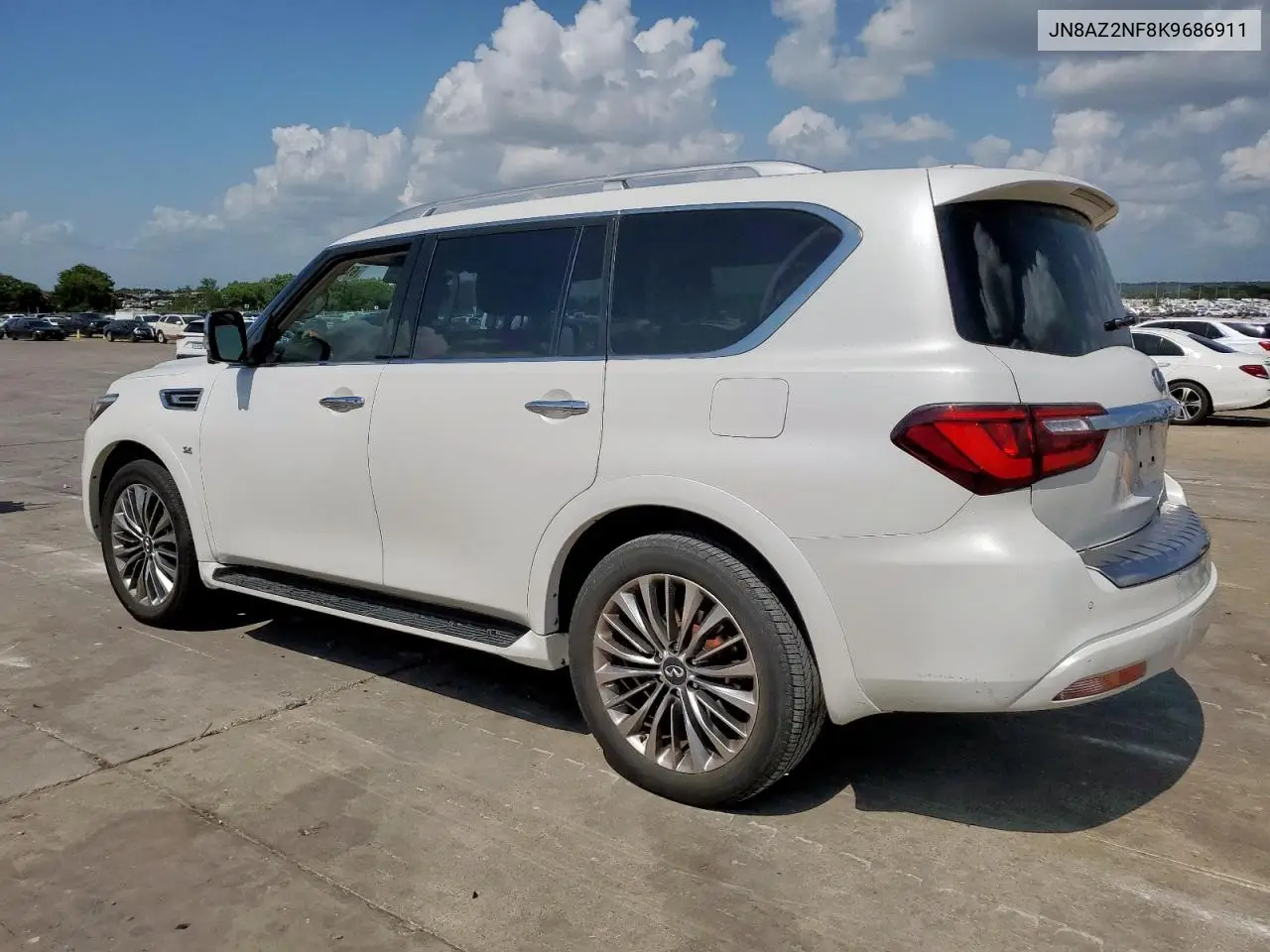 2019 Infiniti Qx80 Luxe VIN: JN8AZ2NF8K9686911 Lot: 61430135