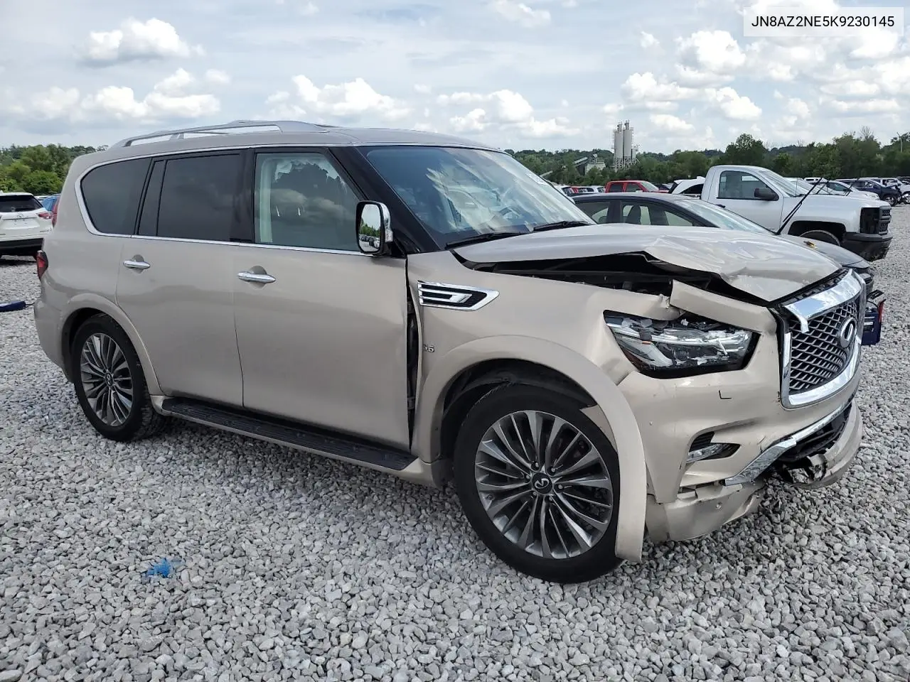 2019 Infiniti Qx80 Luxe VIN: JN8AZ2NE5K9230145 Lot: 61929685