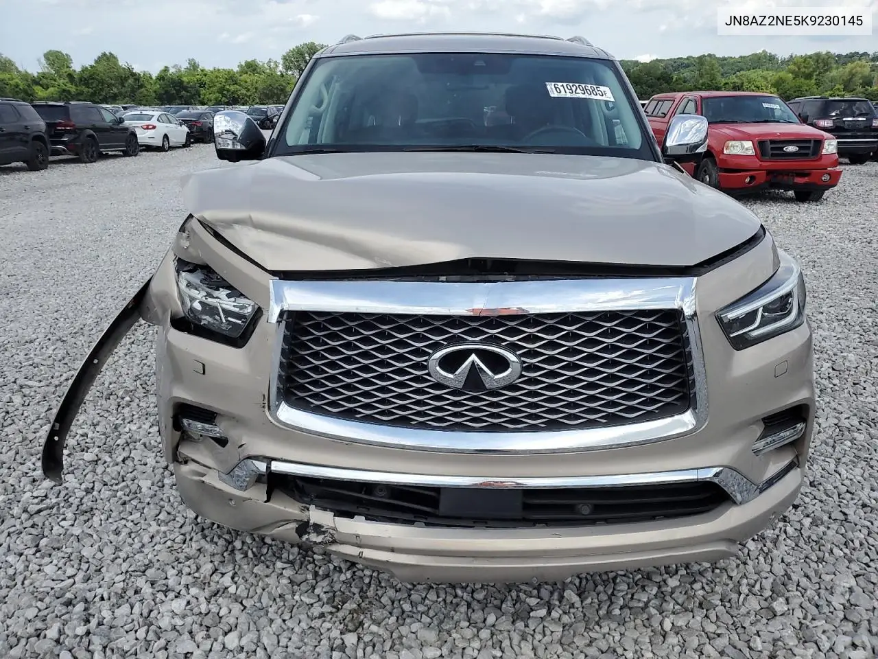 2019 Infiniti Qx80 Luxe VIN: JN8AZ2NE5K9230145 Lot: 61929685