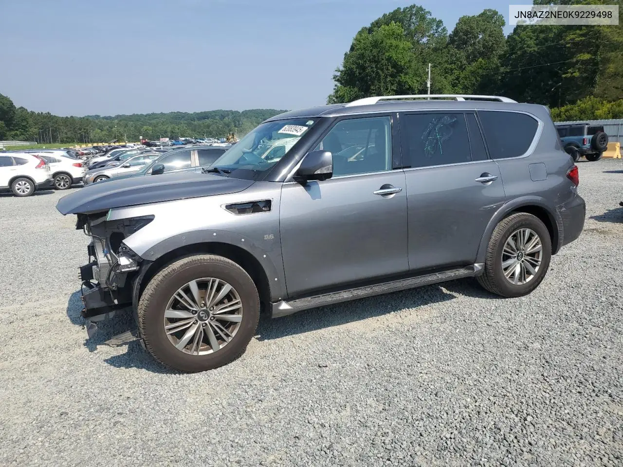 2019 Infiniti Qx80 Luxe VIN: JN8AZ2NE0K9229498 Lot: 62083945