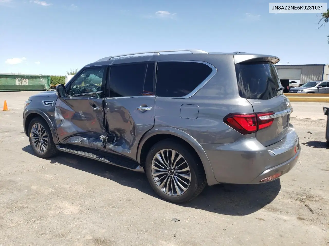 2019 Infiniti Qx80 Luxe VIN: JN8AZ2NE6K9231031 Lot: 62581255
