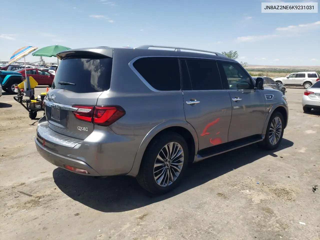 2019 Infiniti Qx80 Luxe VIN: JN8AZ2NE6K9231031 Lot: 62581255