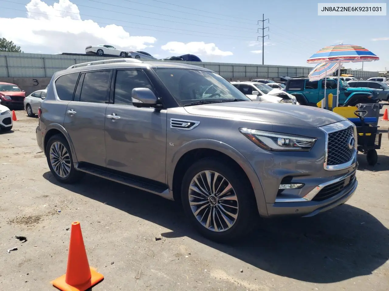 2019 Infiniti Qx80 Luxe VIN: JN8AZ2NE6K9231031 Lot: 62581255