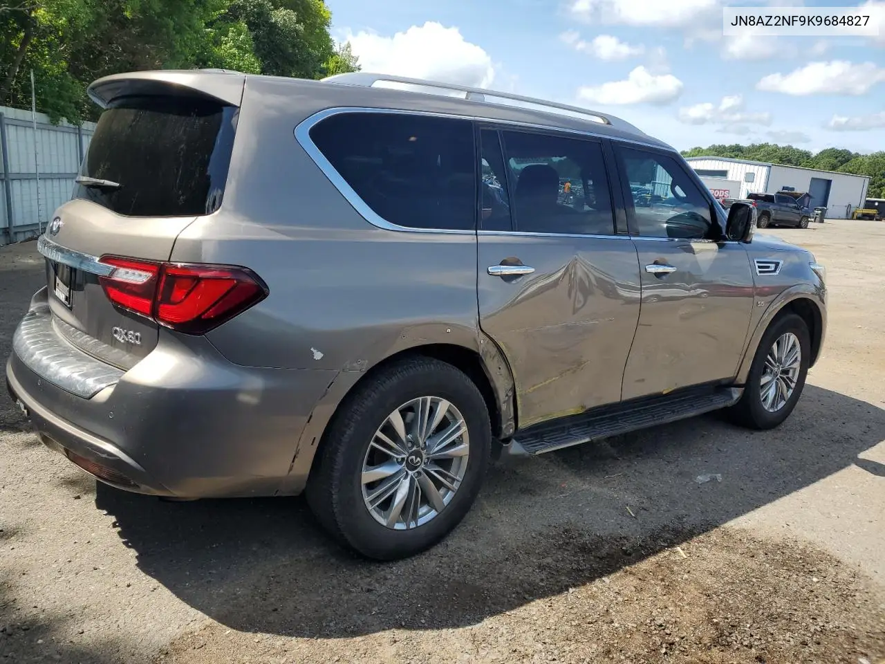2019 Infiniti Qx80 Luxe VIN: JN8AZ2NF9K9684827 Lot: 62737785