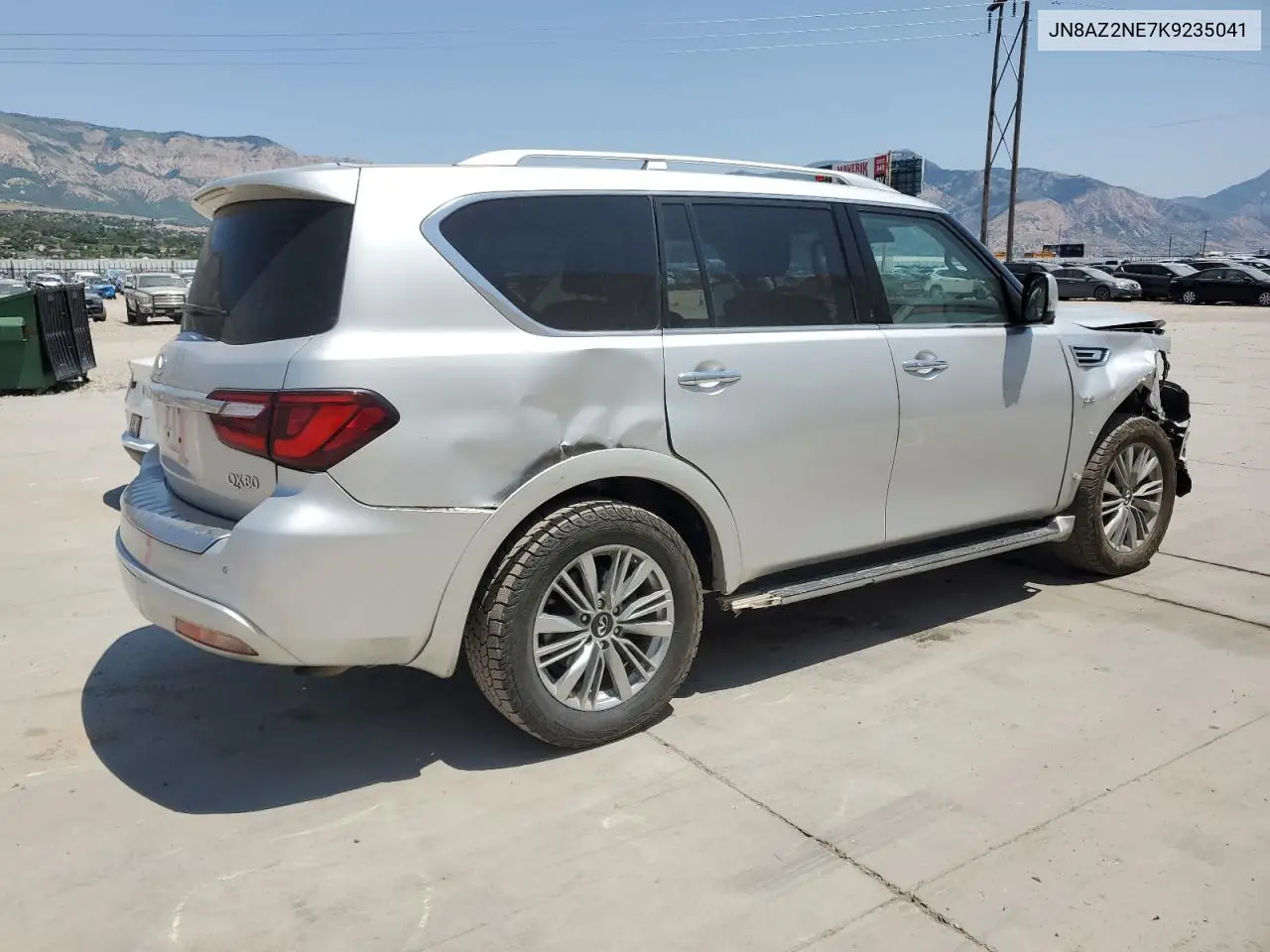 2019 Infiniti Qx80 Luxe VIN: JN8AZ2NE7K9235041 Lot: 62738575