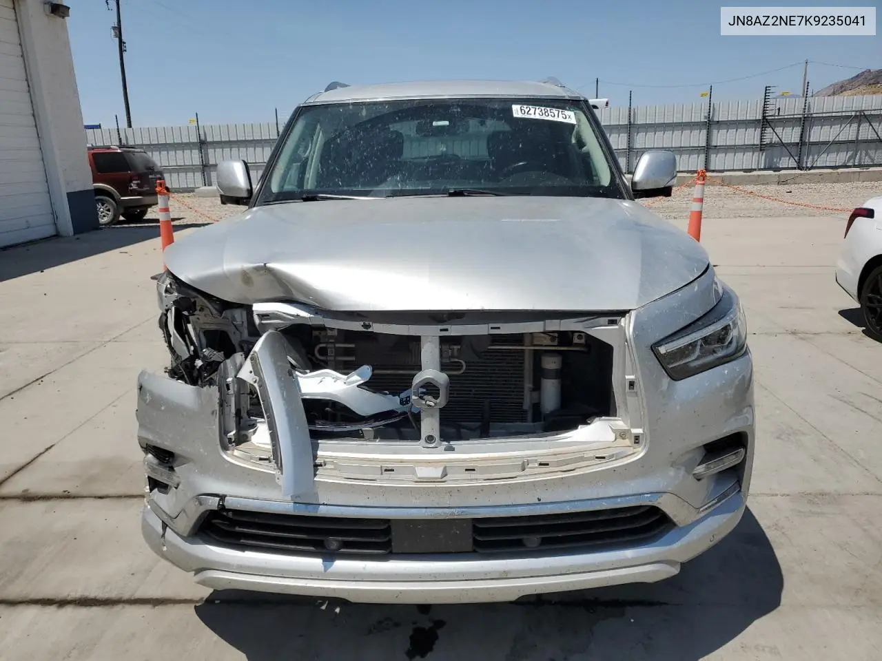 2019 Infiniti Qx80 Luxe VIN: JN8AZ2NE7K9235041 Lot: 62738575