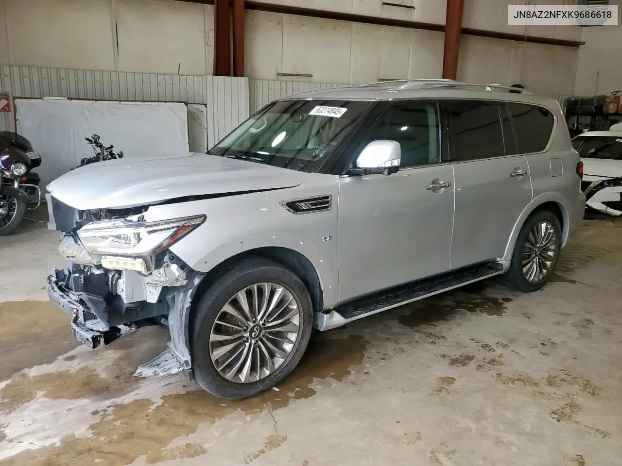 2019 Infiniti Qx80 Luxe VIN: JN8AZ2NFXK9686618 Lot: 63214845