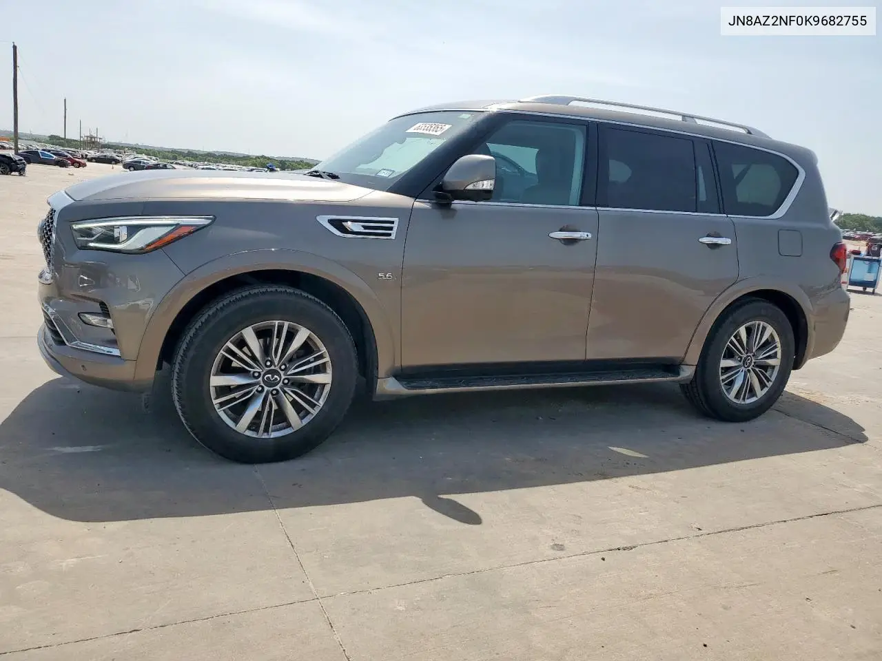 2019 Infiniti Qx80 Luxe VIN: JN8AZ2NF0K9682755 Lot: 63535365