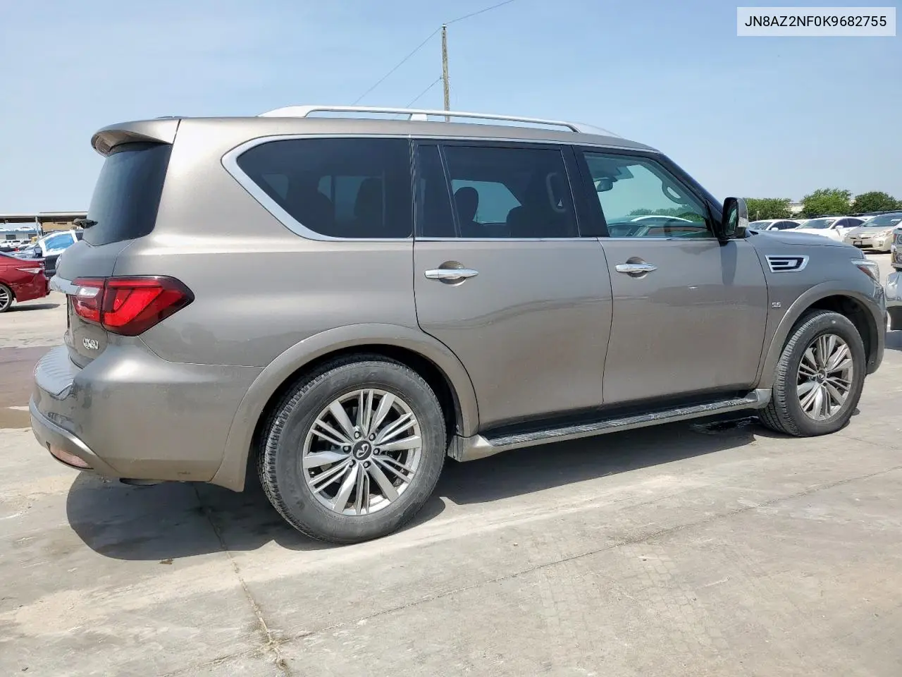 2019 Infiniti Qx80 Luxe VIN: JN8AZ2NF0K9682755 Lot: 63535365