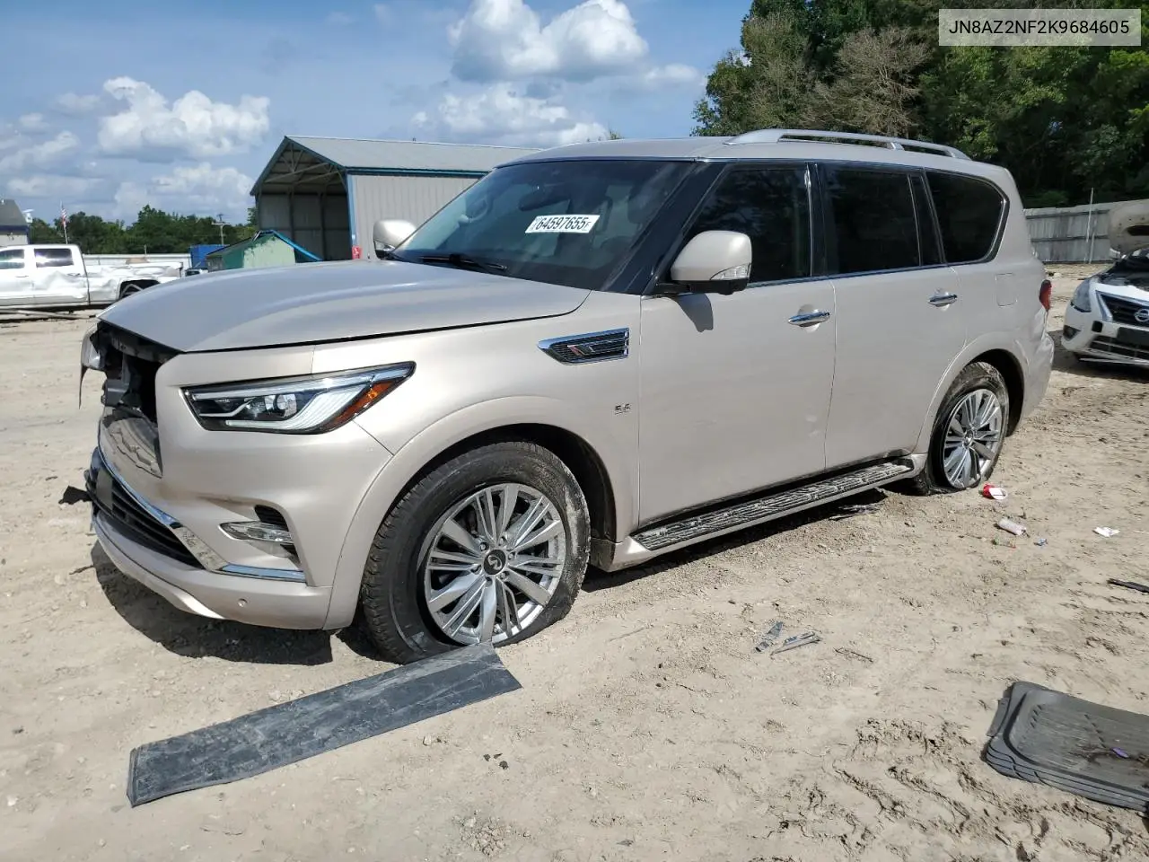 2019 Infiniti Qx80 Luxe VIN: JN8AZ2NF2K9684605 Lot: 64597655