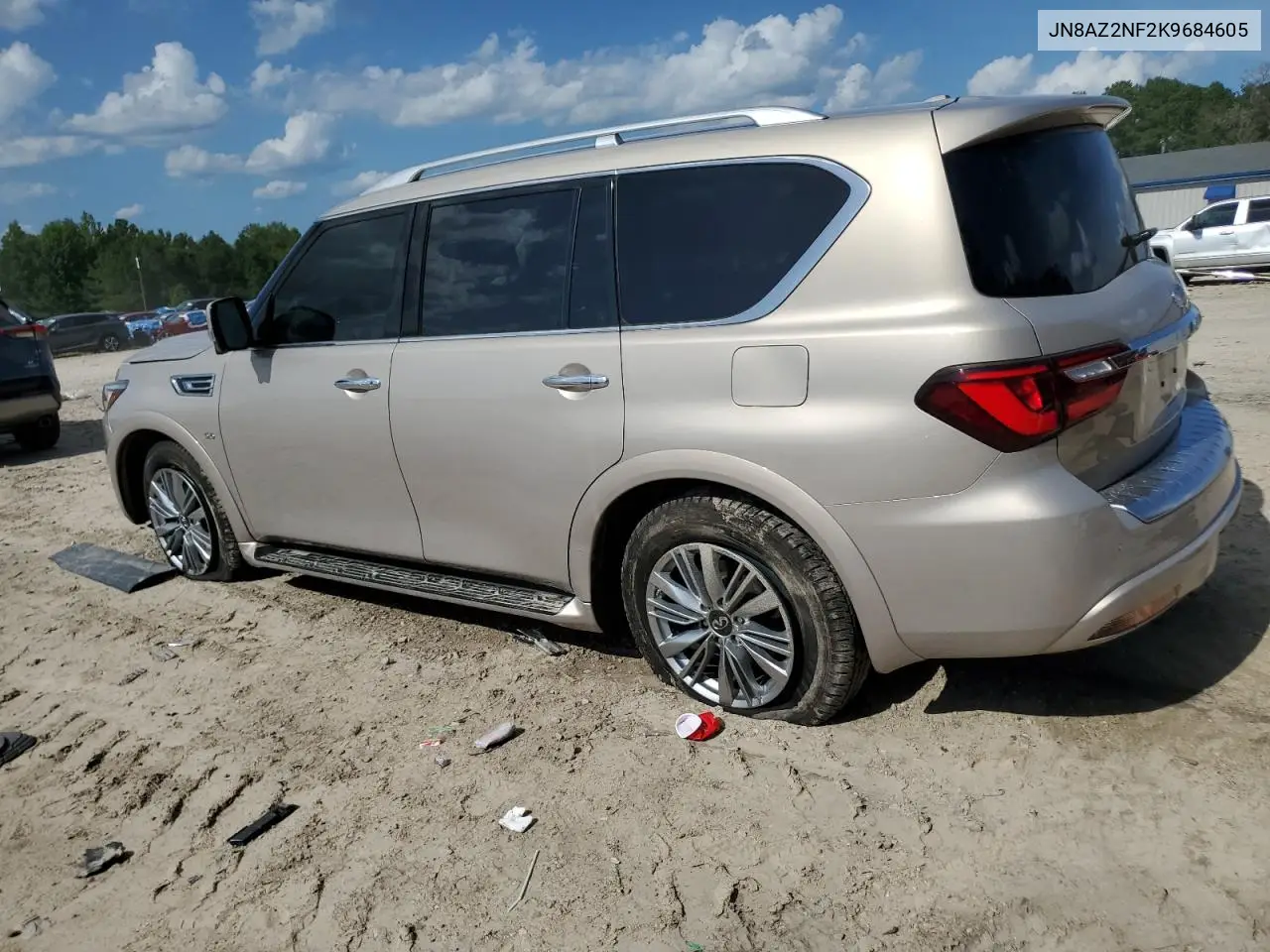 2019 Infiniti Qx80 Luxe VIN: JN8AZ2NF2K9684605 Lot: 64597655