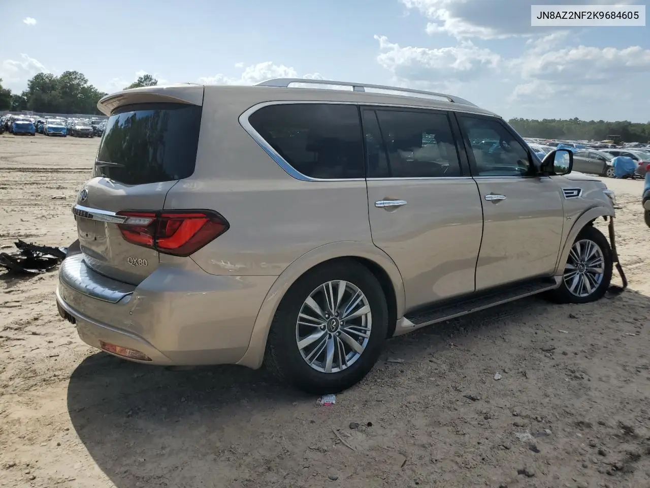 2019 Infiniti Qx80 Luxe VIN: JN8AZ2NF2K9684605 Lot: 64597655