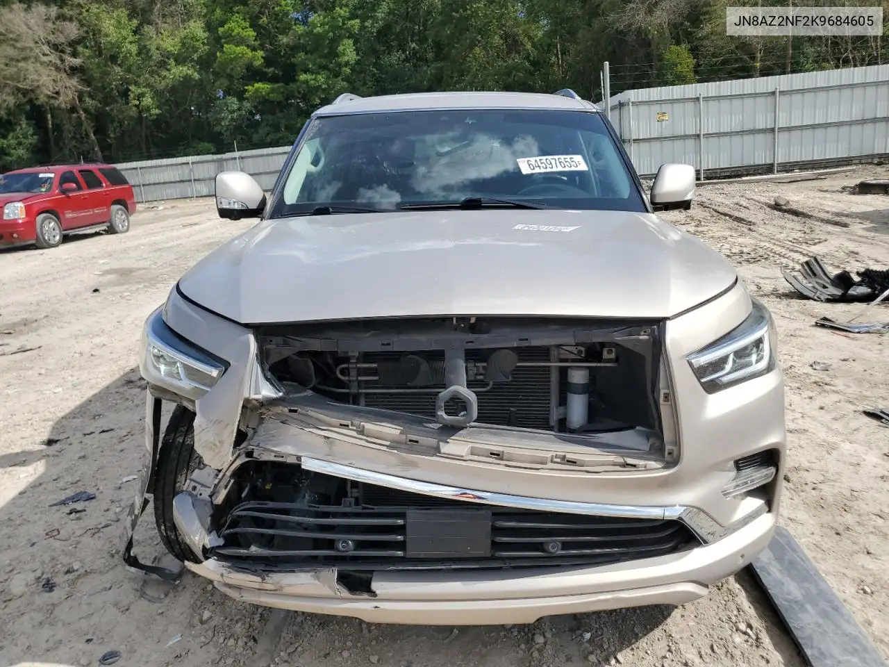 2019 Infiniti Qx80 Luxe VIN: JN8AZ2NF2K9684605 Lot: 64597655