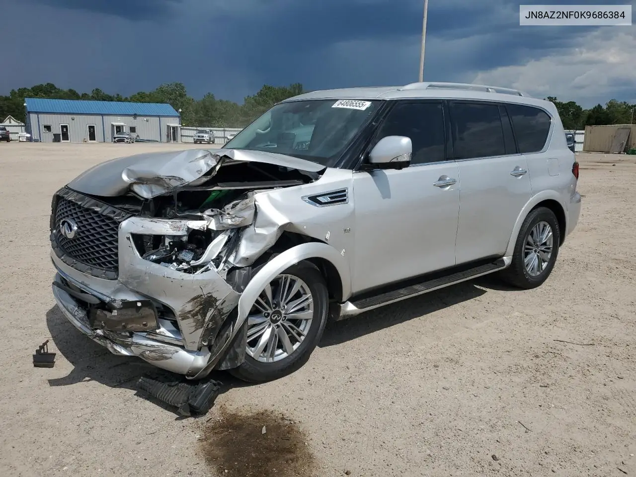 2019 Infiniti Qx80 Luxe VIN: JN8AZ2NF0K9686384 Lot: 64806555