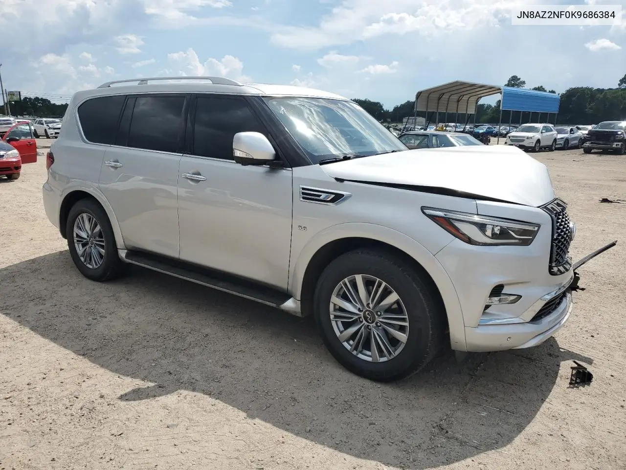 2019 Infiniti Qx80 Luxe VIN: JN8AZ2NF0K9686384 Lot: 64806555