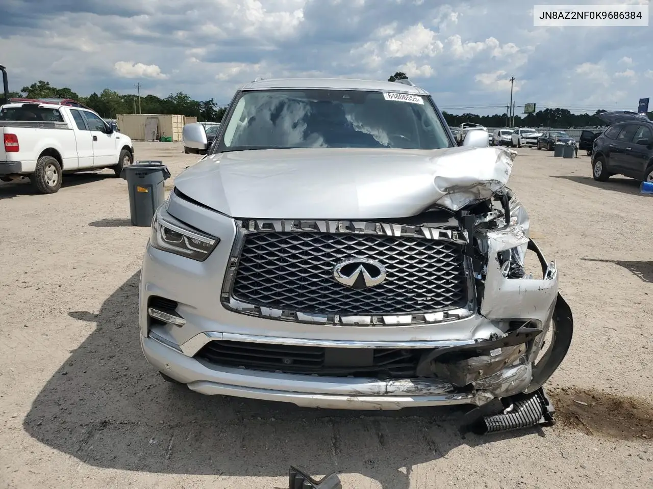 2019 Infiniti Qx80 Luxe VIN: JN8AZ2NF0K9686384 Lot: 64806555
