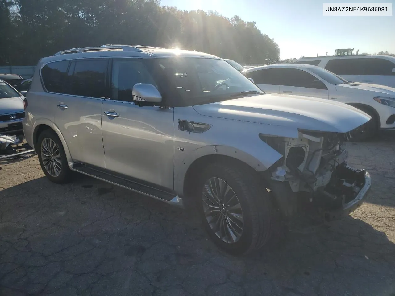 2019 Infiniti Qx80 Luxe VIN: JN8AZ2NF4K9686081 Lot: 82688514