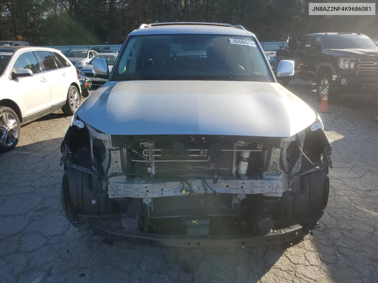 2019 Infiniti Qx80 Luxe VIN: JN8AZ2NF4K9686081 Lot: 82688514