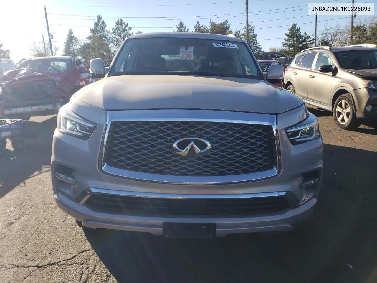 2019 Infiniti Qx80 Luxe VIN: JN8AZ2NE1K9226898 Lot: 83562544