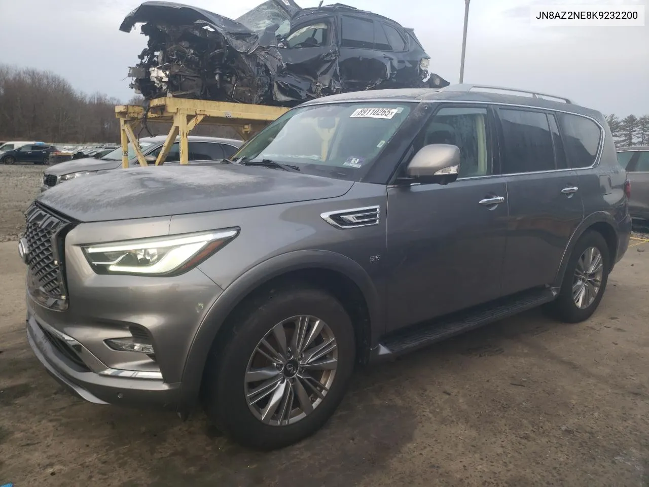 2019 Infiniti Qx80 Luxe VIN: JN8AZ2NE8K9232200 Lot: 89110265