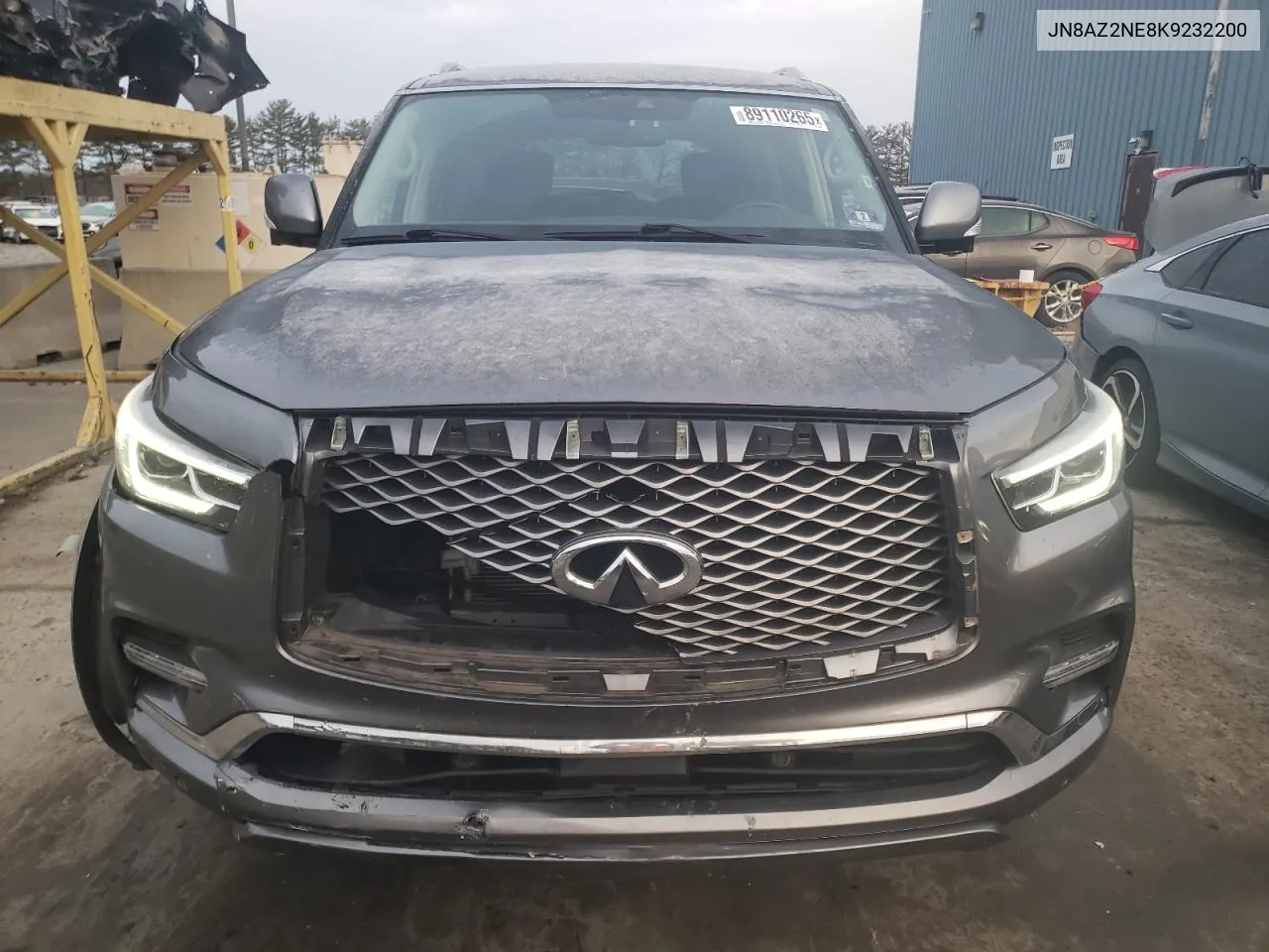 2019 Infiniti Qx80 Luxe VIN: JN8AZ2NE8K9232200 Lot: 89110265
