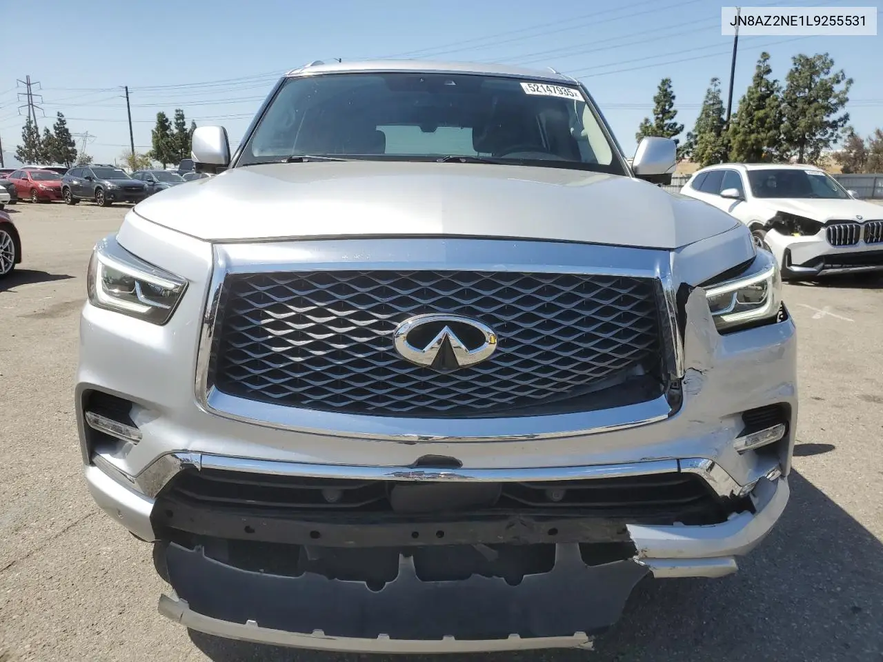 2020 Infiniti Qx80 Luxe VIN: JN8AZ2NE1L9255531 Lot: 52147935