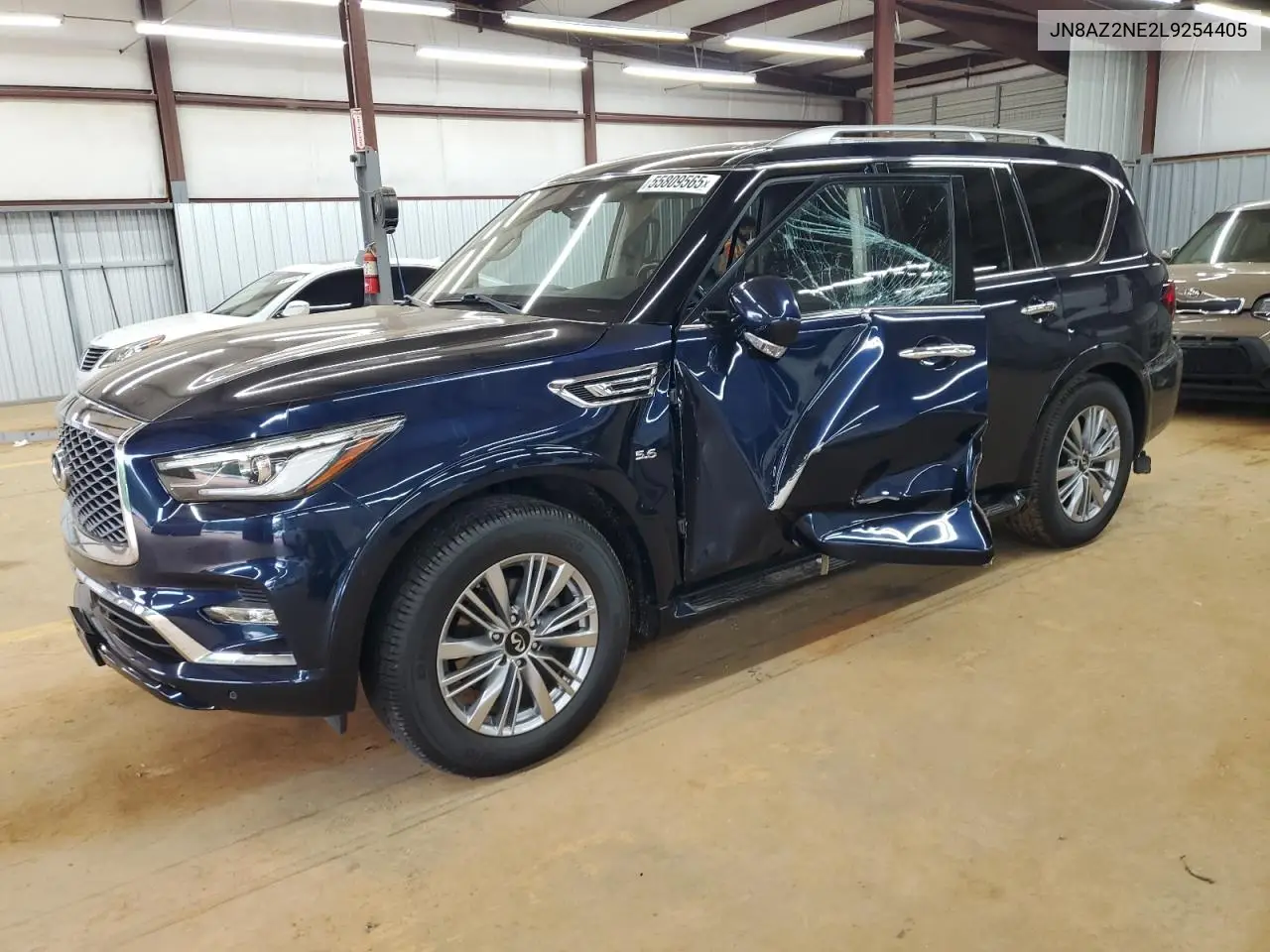 2020 Infiniti Qx80 Luxe VIN: JN8AZ2NE2L9254405 Lot: 55809565