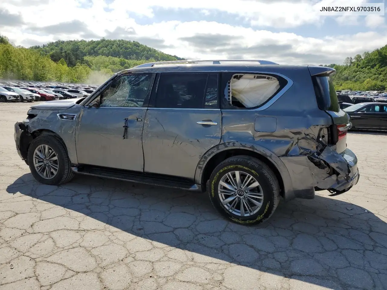 2020 Infiniti Qx80 Luxe VIN: JN8AZ2NFXL9703516 Lot: 56106045
