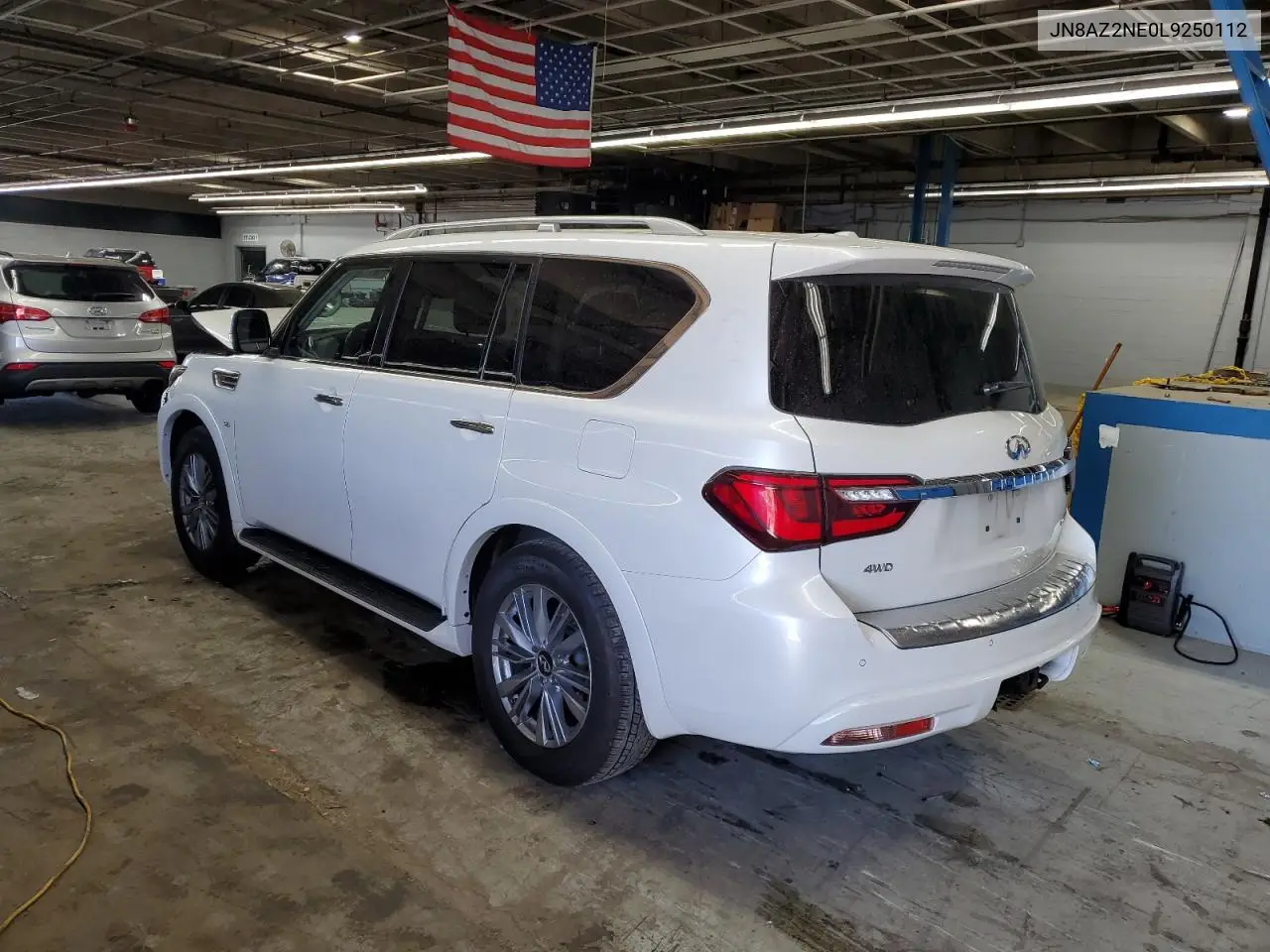 2020 Infiniti Qx80 Luxe VIN: JN8AZ2NE0L9250112 Lot: 56977215