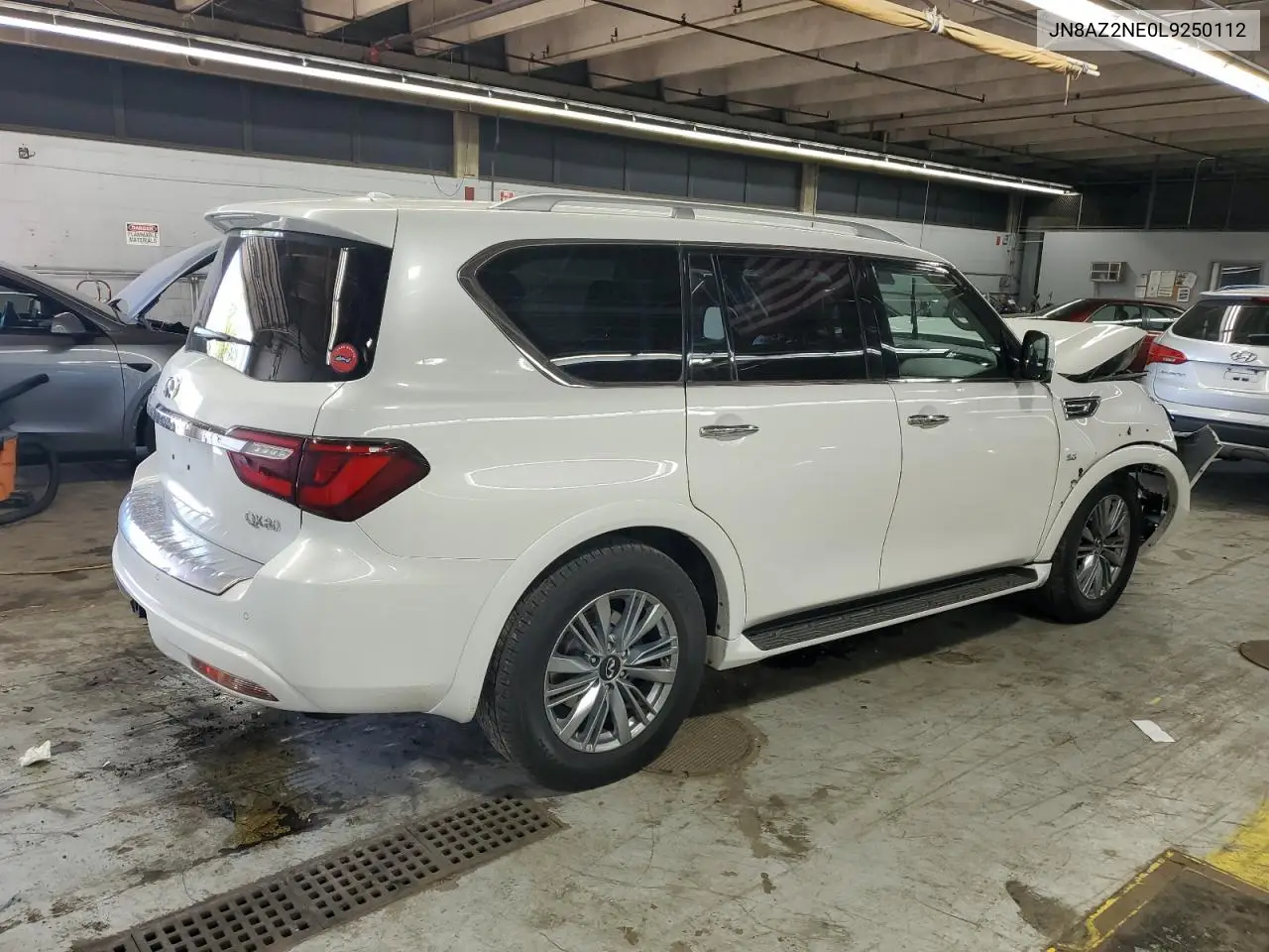 2020 Infiniti Qx80 Luxe VIN: JN8AZ2NE0L9250112 Lot: 56977215