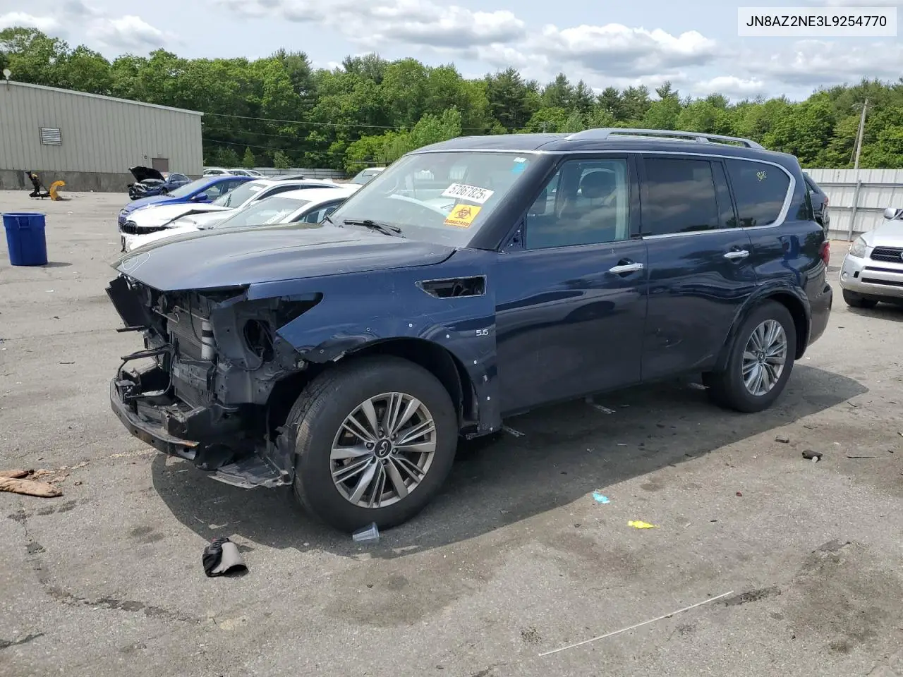2020 Infiniti Qx80 Luxe VIN: JN8AZ2NE3L9254770 Lot: 57867825