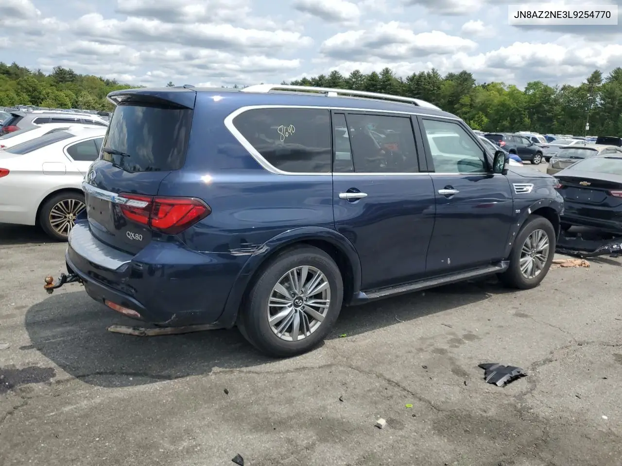 2020 Infiniti Qx80 Luxe VIN: JN8AZ2NE3L9254770 Lot: 57867825