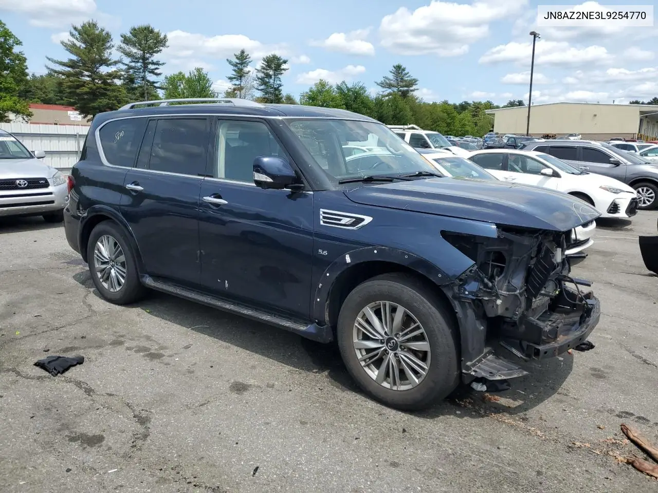 2020 Infiniti Qx80 Luxe VIN: JN8AZ2NE3L9254770 Lot: 57867825
