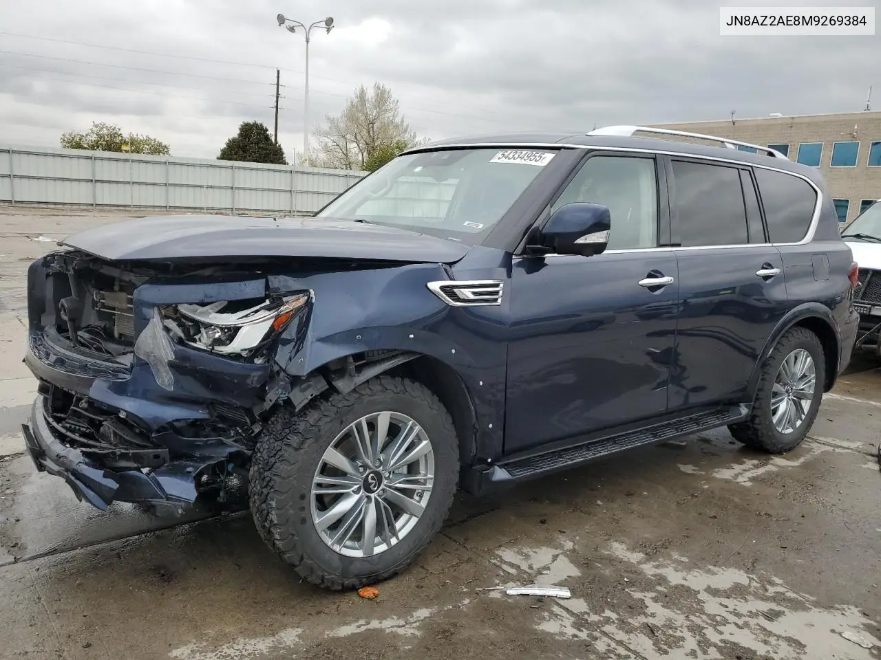 2021 Infiniti Qx80 Luxe VIN: JN8AZ2AE8M9269384 Lot: 54334955