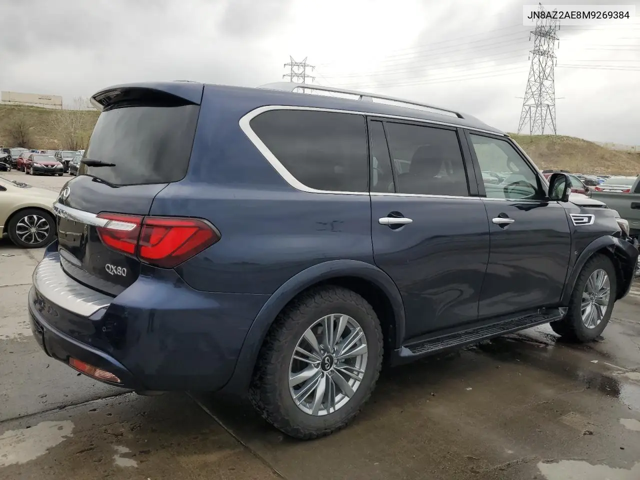 2021 Infiniti Qx80 Luxe VIN: JN8AZ2AE8M9269384 Lot: 54334955