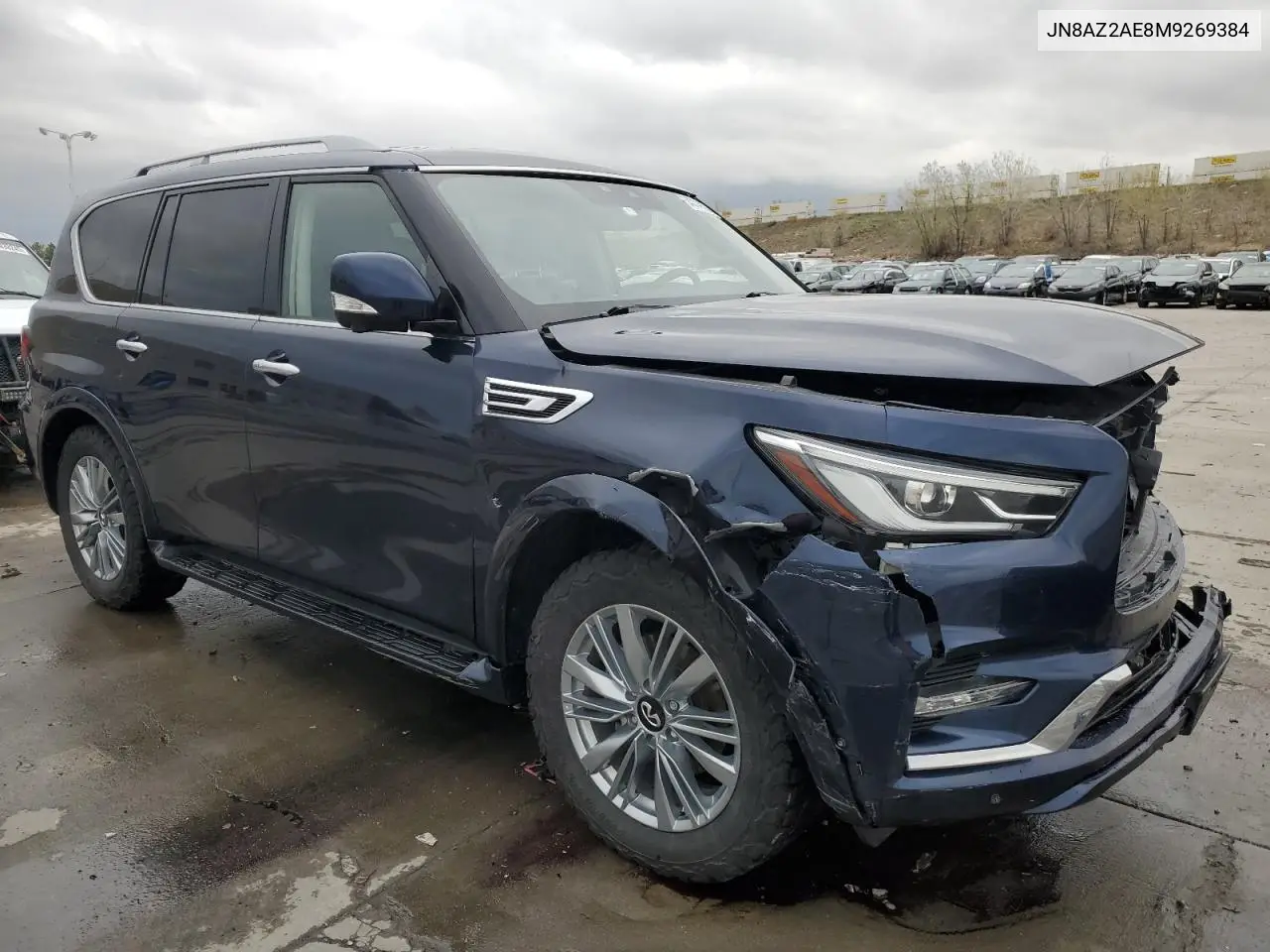 2021 Infiniti Qx80 Luxe VIN: JN8AZ2AE8M9269384 Lot: 54334955