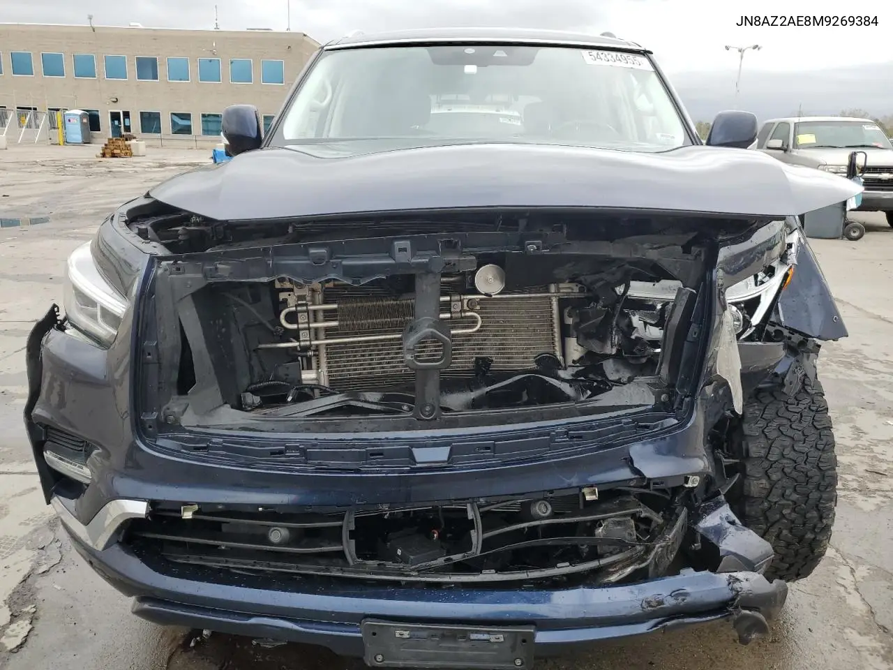 2021 Infiniti Qx80 Luxe VIN: JN8AZ2AE8M9269384 Lot: 54334955