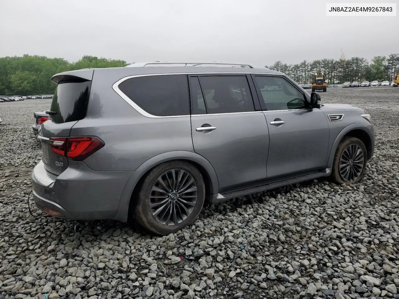 2021 Infiniti Qx80 Luxe VIN: JN8AZ2AE4M9267843 Lot: 56182095