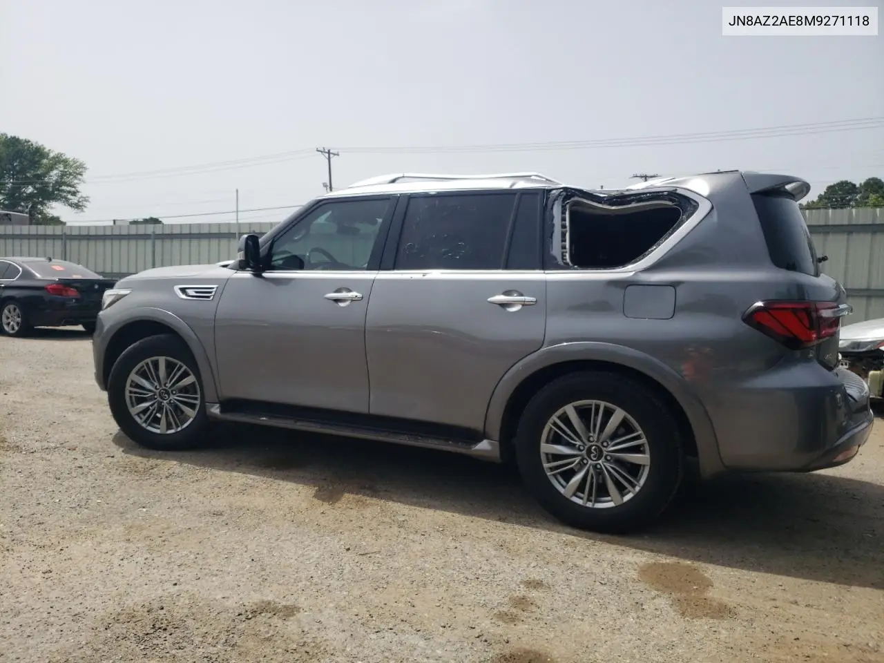 2021 Infiniti Qx80 Luxe VIN: JN8AZ2AE8M9271118 Lot: 57033195