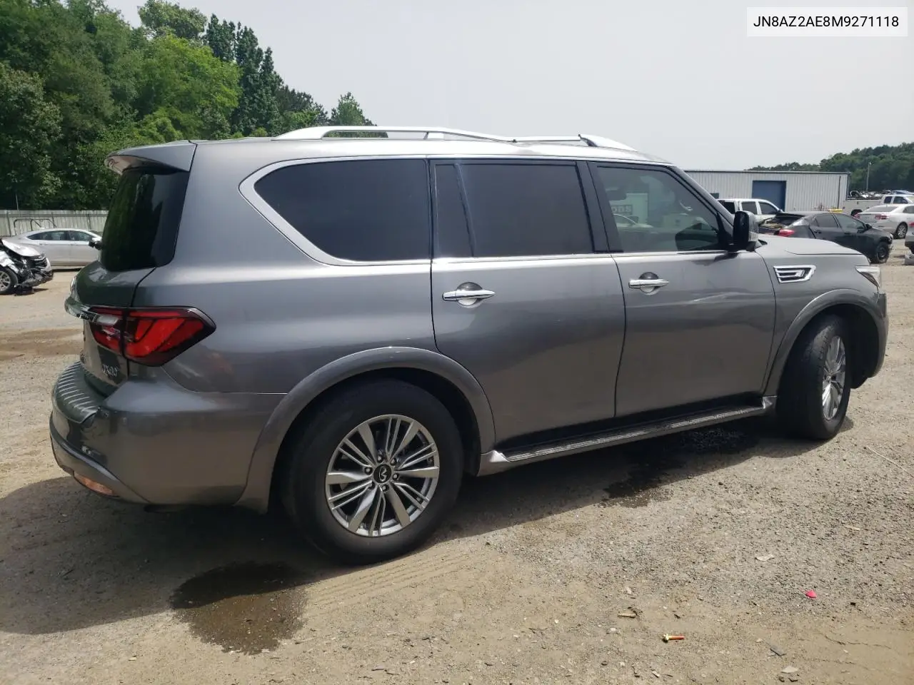 2021 Infiniti Qx80 Luxe VIN: JN8AZ2AE8M9271118 Lot: 57033195