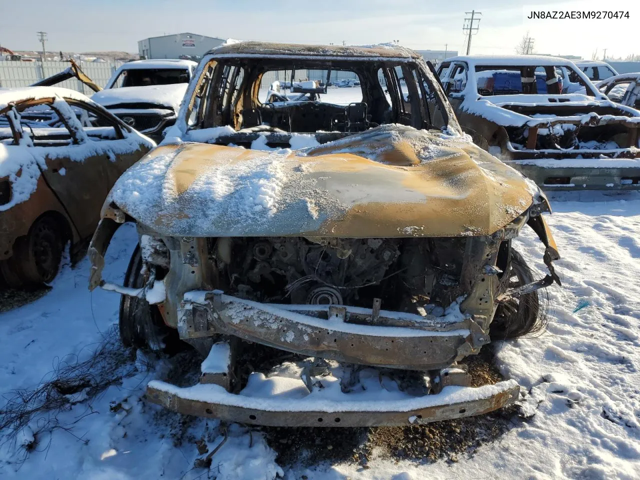 2021 Infiniti Qx80 Luxe VIN: JN8AZ2AE3M9270474 Lot: 81560514