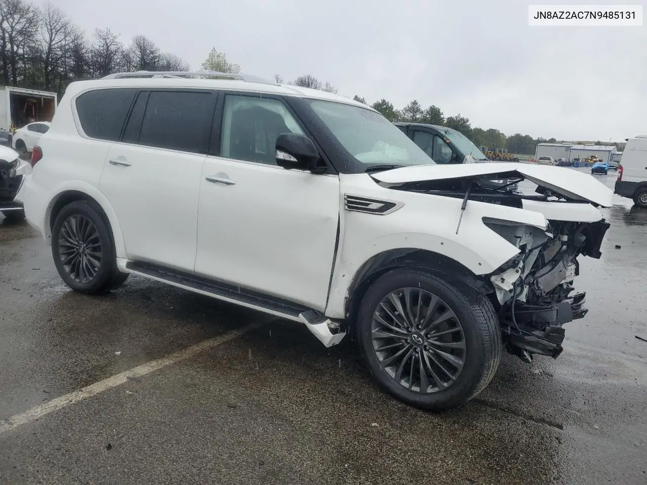 2022 Infiniti Qx80 Luxe VIN: JN8AZ2AC7N9485131 Lot: 56365135